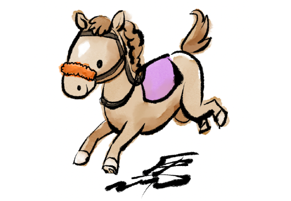 馬の絵の書き方図図解