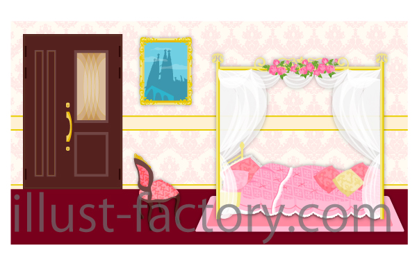 脱出ゲーム素材イラスト 女の子向けガーリータッチ お仕事紹介 質問解決ブログ イラスト制作の株式会社アット