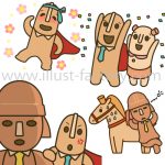 ハニリーマン★埴輪モチーフキャラ★LINEスタンプ