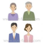 医療関係職業別人物イラスト