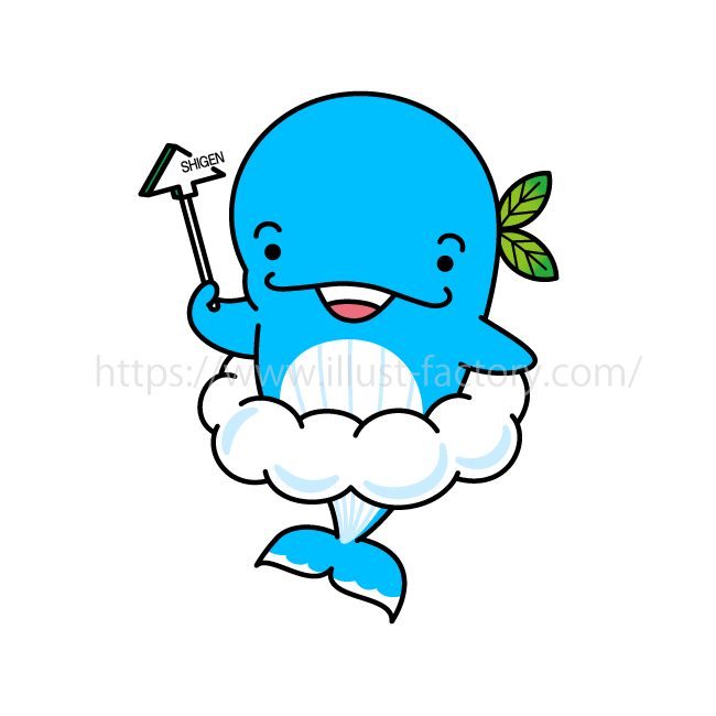 クジラモチーフのキャラクター C103