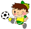 A04-17　サッカーをする男の子