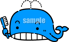 C23-03 歯科医院向けクジラキャラクター制作例