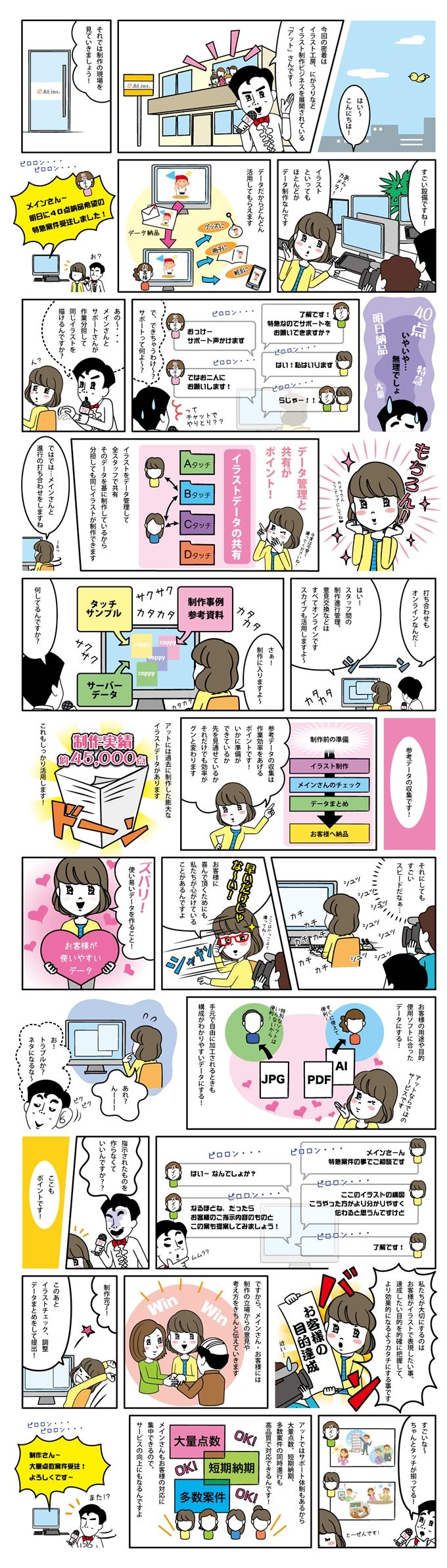 シュール系少女漫画社会人の常識漫画制作例 G3 イラスト工房