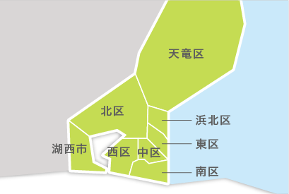 デフォルメタッチ都道府県地図イラスト制作例 M23 イラスト工房