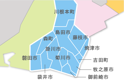 デフォルメタッチ都道府県地図イラスト制作例 M23 イラスト工房