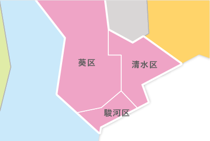 デフォルメタッチ都道府県地図イラスト制作例 M23 イラスト工房