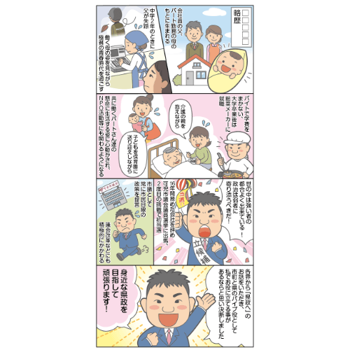 自己紹介漫画