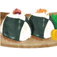 手描きの風の食べ物イラスト S41